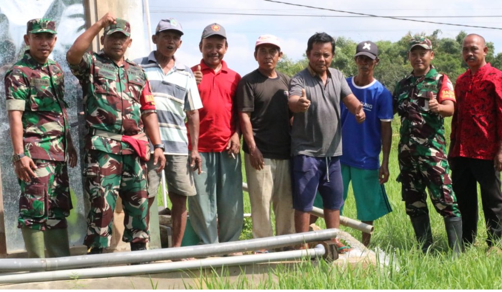 40 Hektar Sawah di Manding Siap Diairi Dengan Pompanisasi
