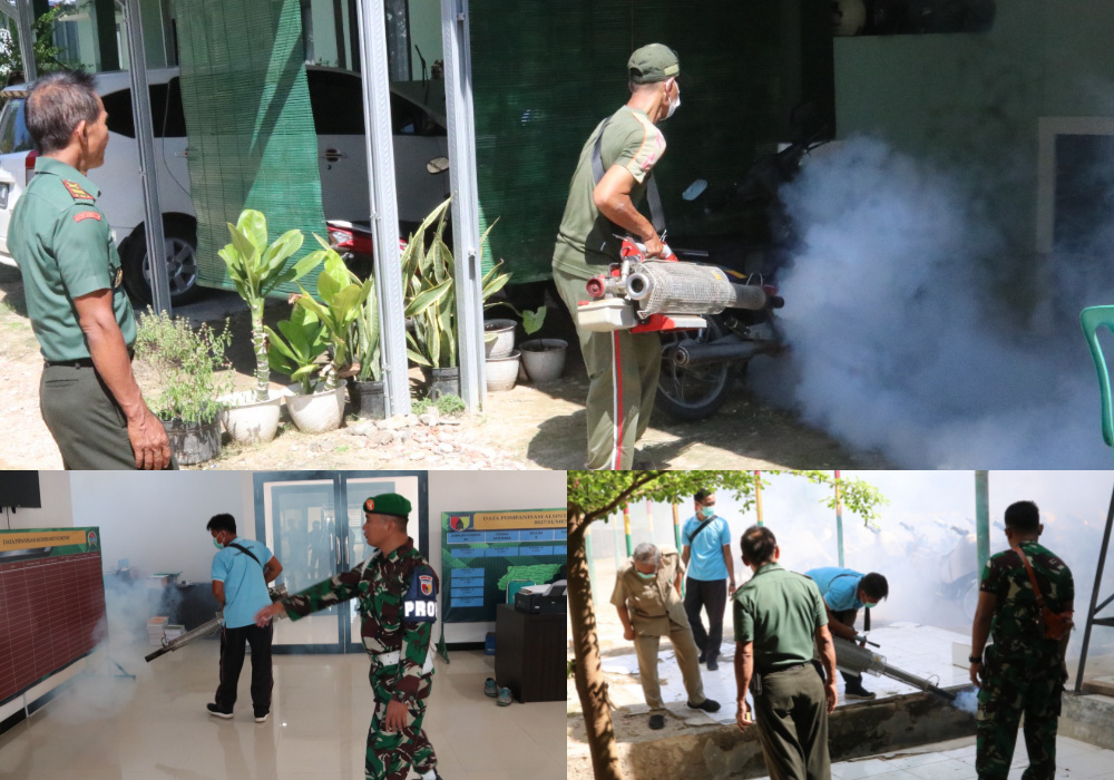 Fogging, Upaya Kodim 0827/Sumenep Cegah&nbsp;DBD