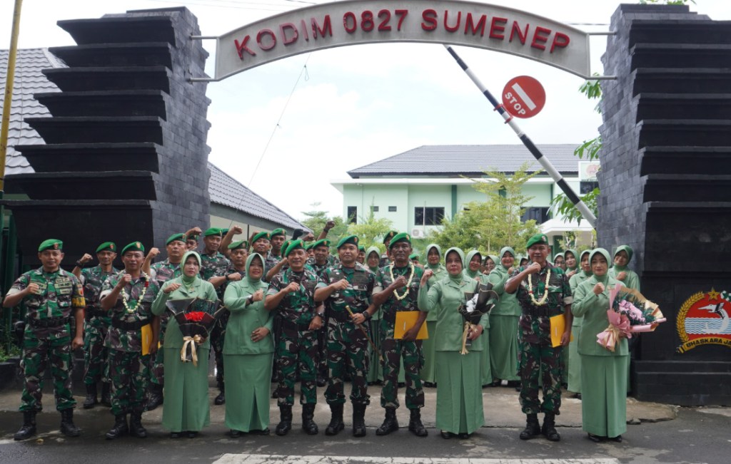 Dandim 0827/Sumenep Lepas Anggota Pindah Satuan dan Purna Tugas