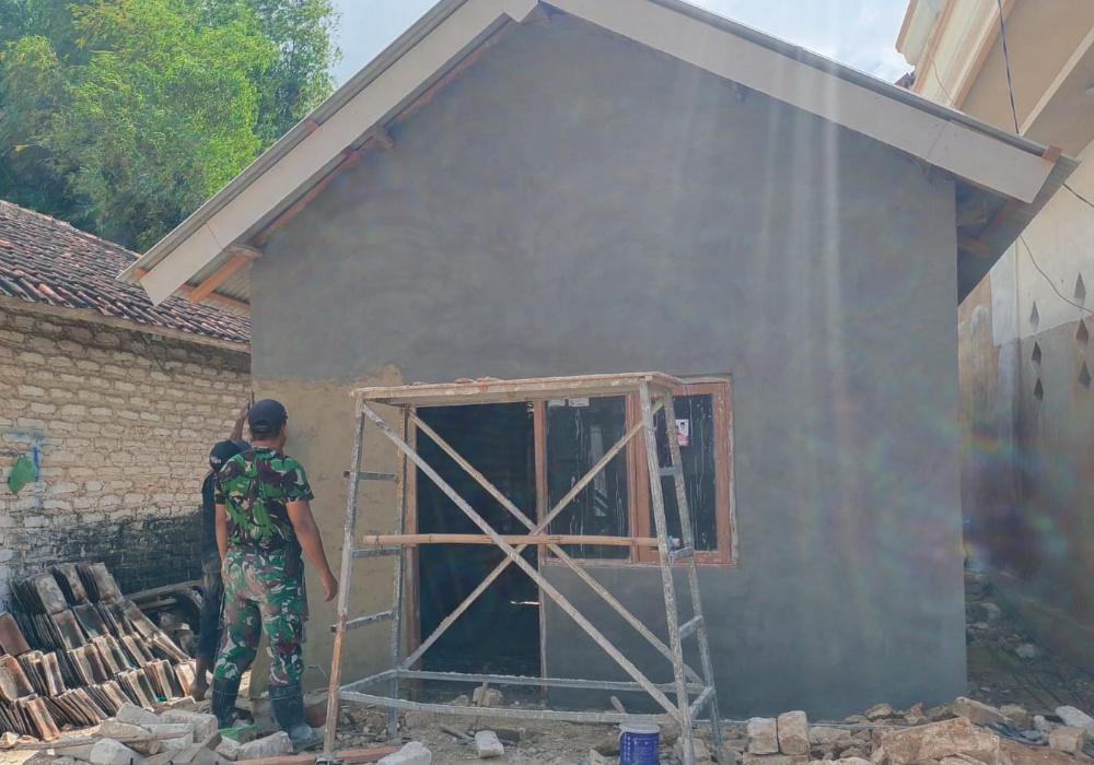 Progres RTLH Milik Fahrizal di Saronggi Masuk Tahap Pengacian