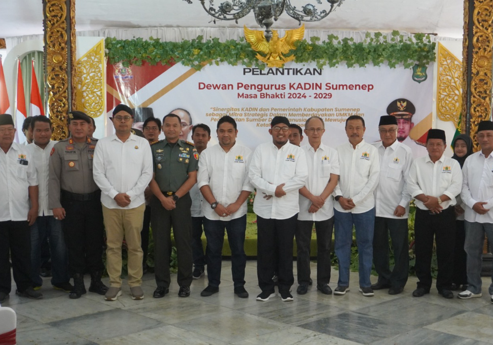 Dewan Pengurus Kadin Sumenep Resmi Dilantik, Dandim Turut Beri Apresiasi
