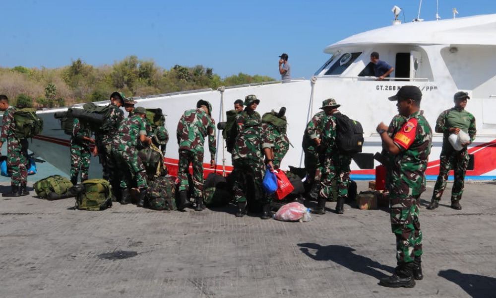 Tiba di Daratan, Satgas TMMD 121 Disambut Langsung&nbsp;Dantasgas