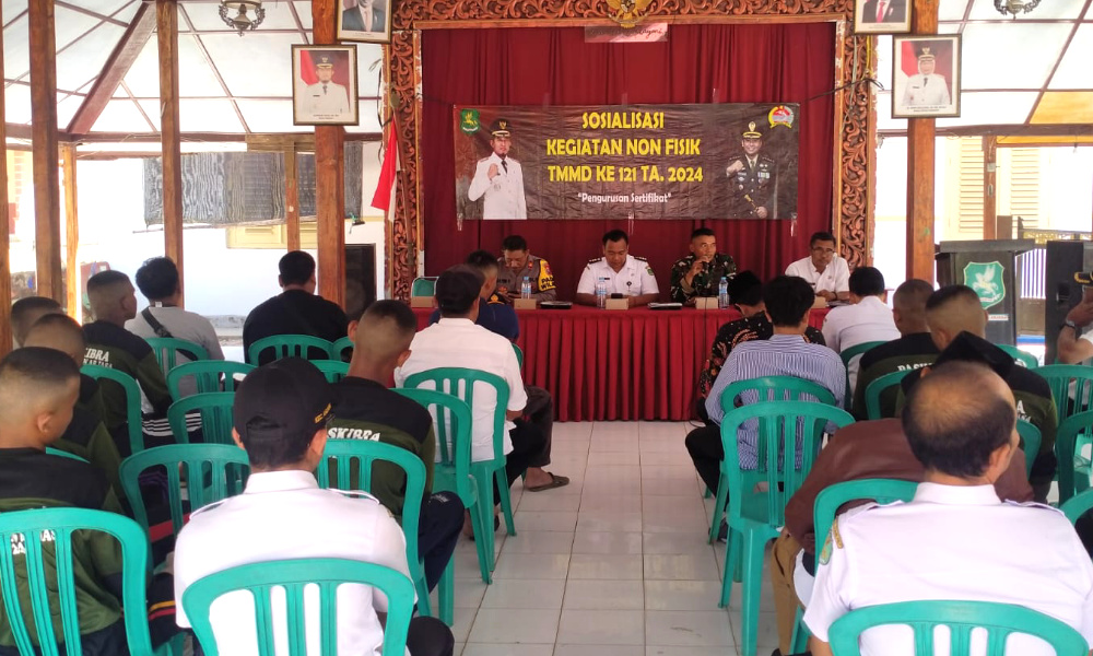 Satgas TMMD Lakukan Penyuluhan Pengurusan Sertifikat Tanah