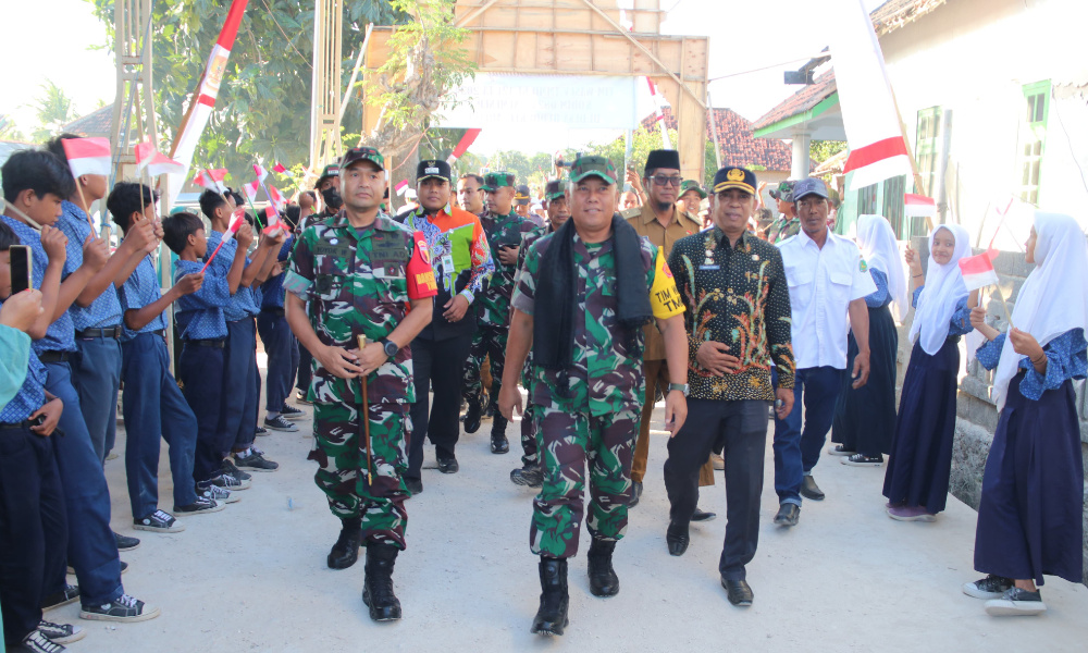 Tim Wasev Mabes TNI AD Tinjau Kegiatan TMMD 121 di Kepulauan&nbsp;Kangean