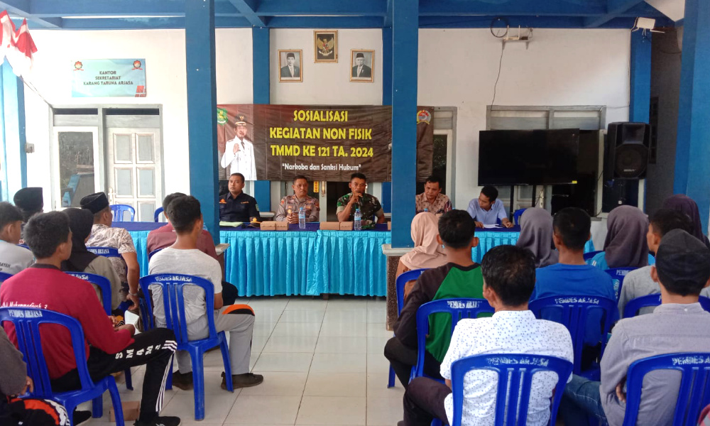 Penyuluhan Bahaya Narkoba dan Sanksi Hukum Pada Program TMMD 121 Kodim&nbsp;0827/Sumenep