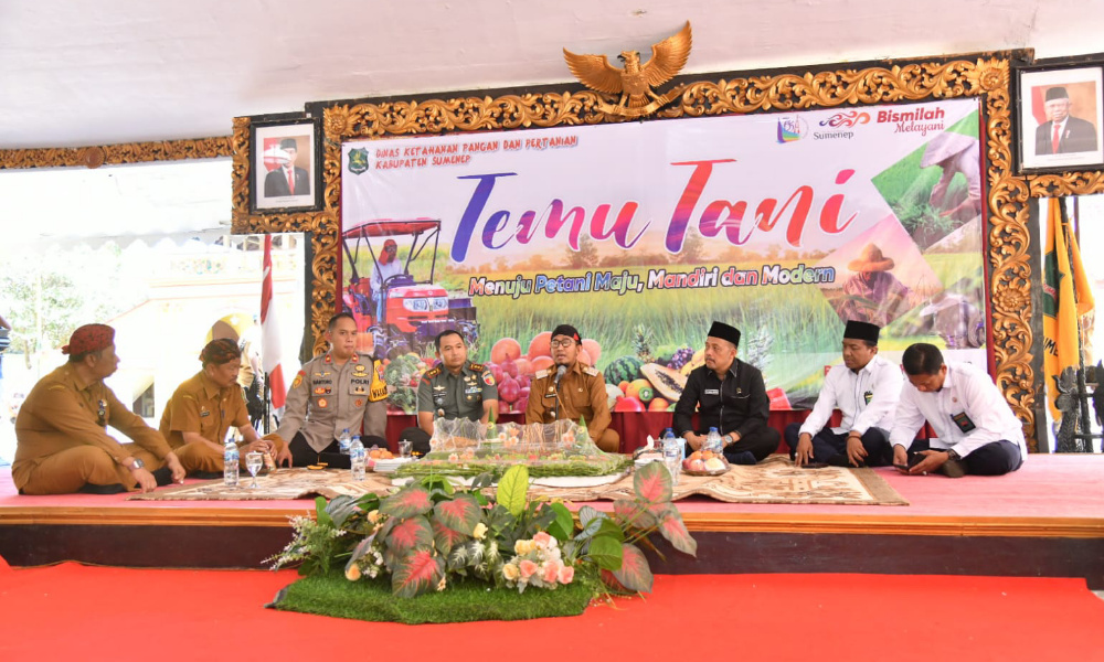 Bupati Sumenep Ajak Petani Tingkatkan Hasil Pertanian Dengan Gelar Temu Tani dan Bazar Tani&nbsp;2024