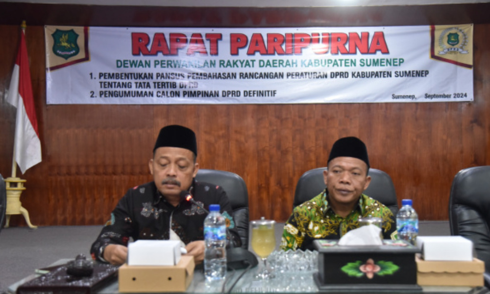 DPRD Sumenep Tetapkan Pimpinan Definitif Dalam Rapat&nbsp;Paripurna